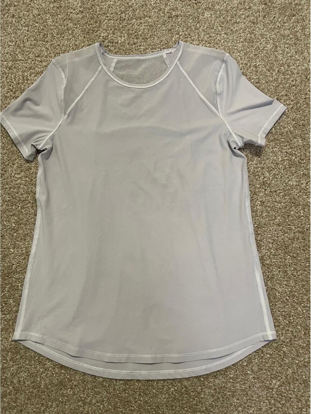 New Lululemon Size 0 Sculpt Short Sleeve Shirt Classic Fit VITP Vita Pink